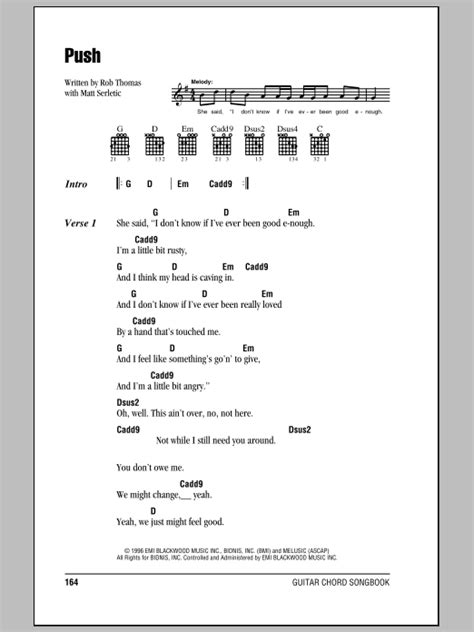 i wanna push you around chords|matchbox 20 push lyrics meaning.